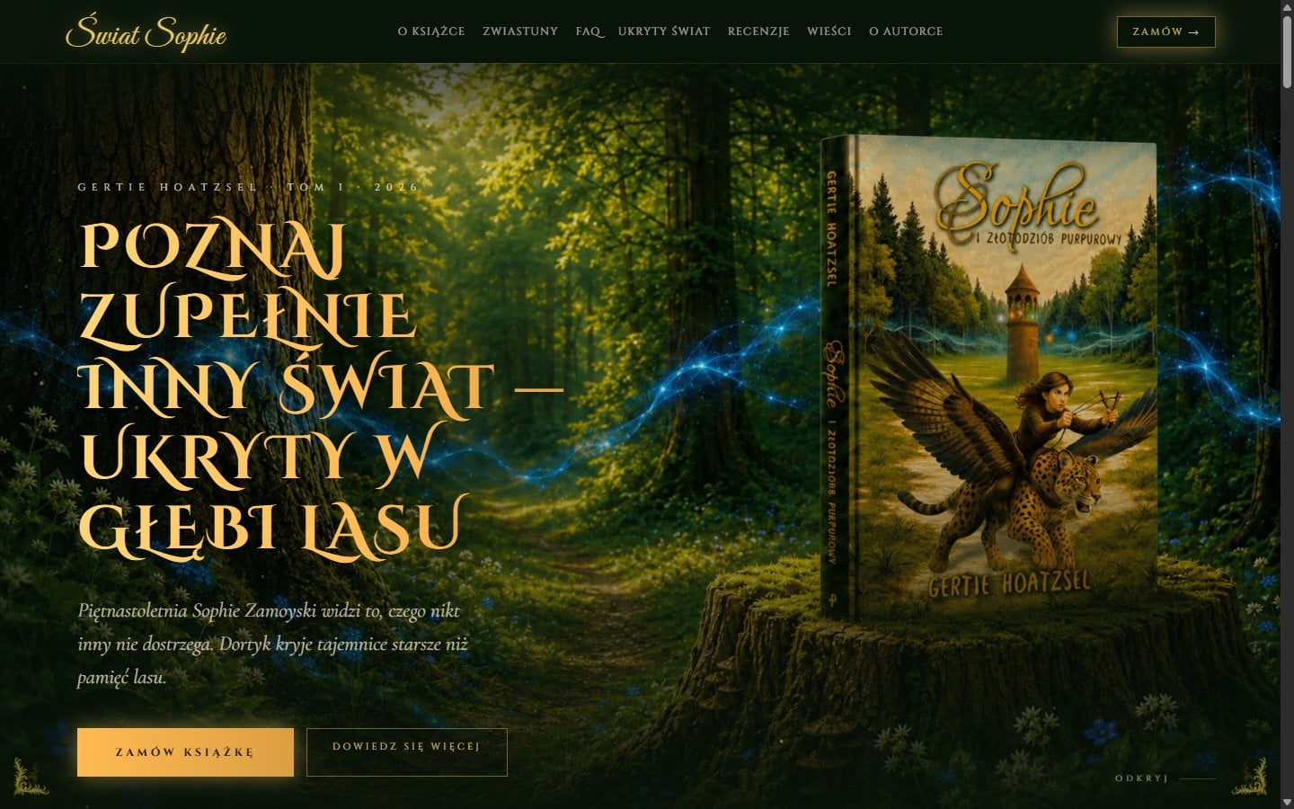 Świat Sophie — realizacja Kredo Labs (swiatsophie.pl)