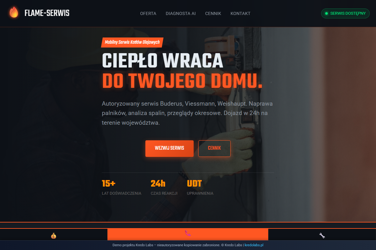 Serwis Kotlow Olejowych