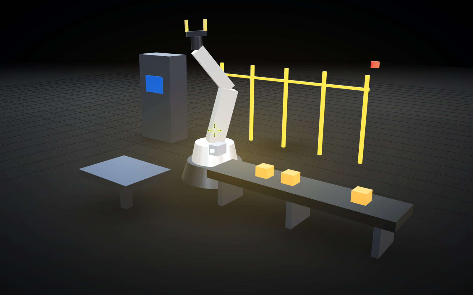 Robot Cell Experience — podgląd interaktywnego demonstratora 3D